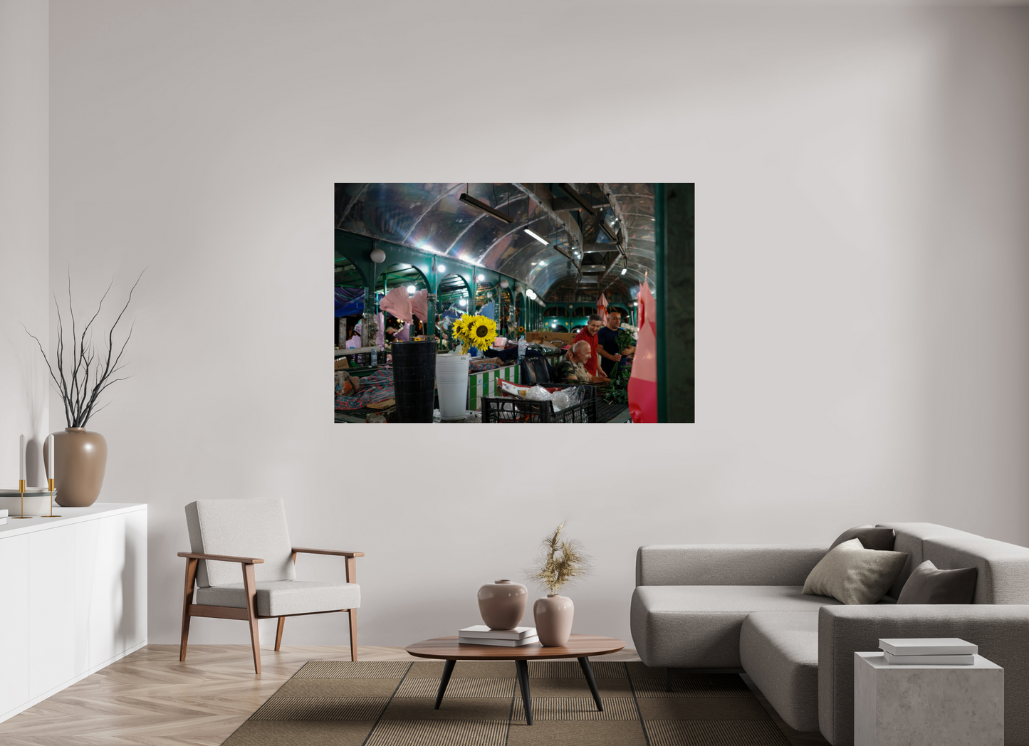180 x 120 cm, Photo Print On Fuji Crystal DP II Night in Tiblis