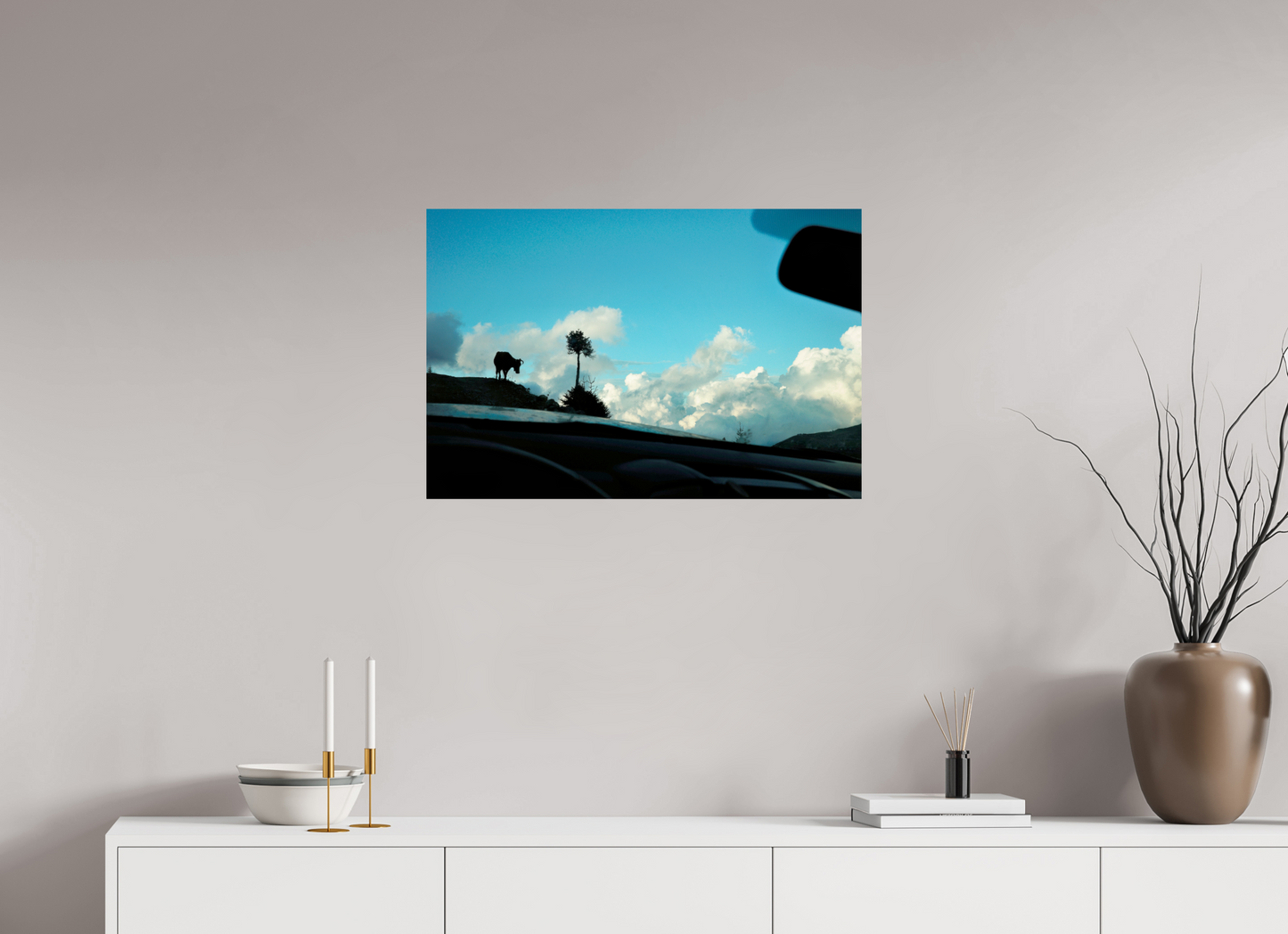75 x 50 cm, Photo Print On Fuji Crystal DP II Cow in Georgia