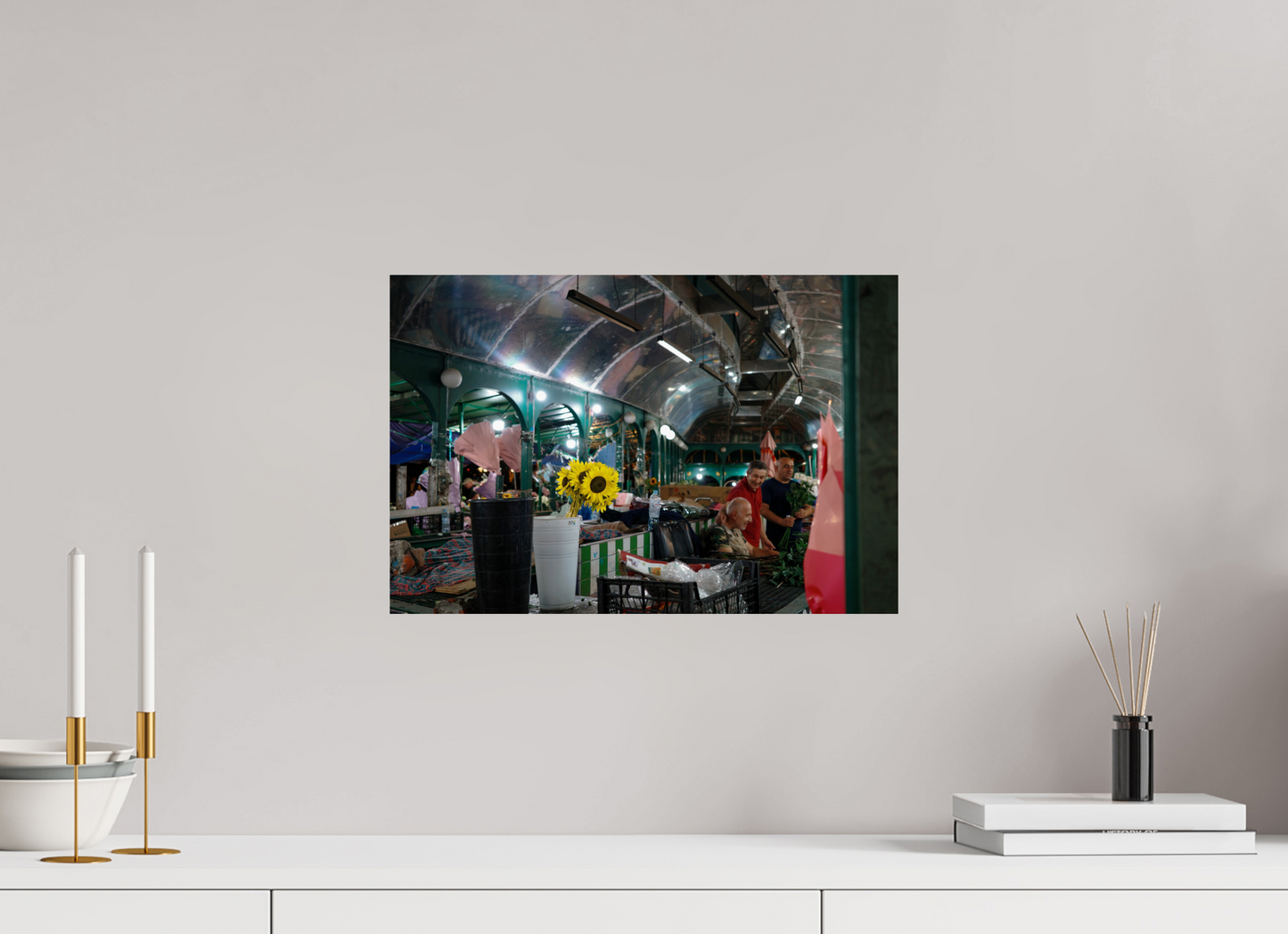 45 x 30 cm, Photo Print On Fuji Crystal DP II Night in Tiblis